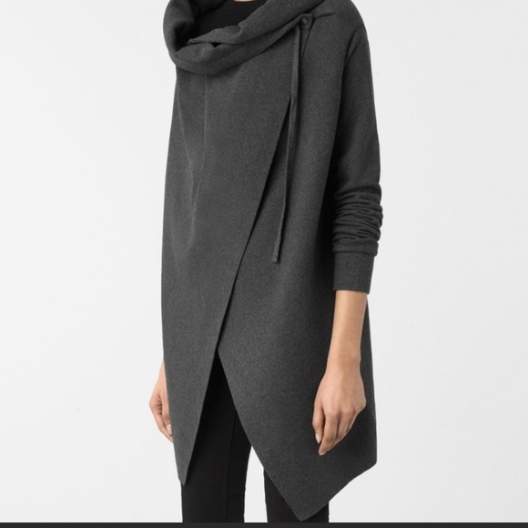 All saints drape sweater cardigan - Picture 6 of 6